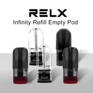 Refillable Empty Vape Pod Cartridges 2ml for RELX INFINITY-10pc